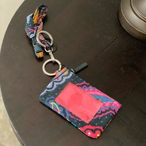 Vera Bradley ID lanyard